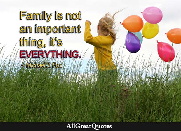 family is everything michael j fox quote