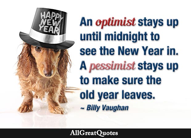 billy vaughan new year quote