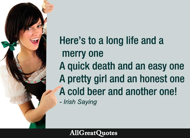 long life and a merry one irish blessing