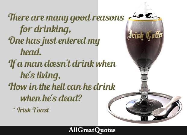 many good reasons for drinking
