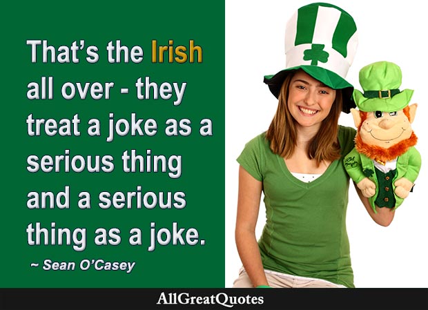 Sean O'Casey quote on the irish