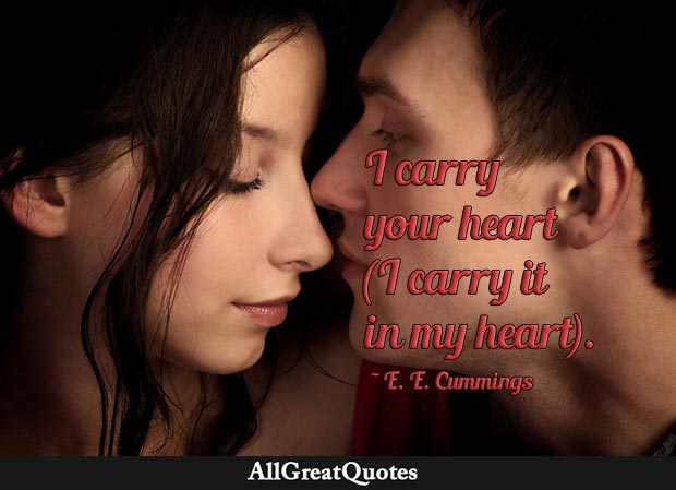 i carry your heart e e cummings