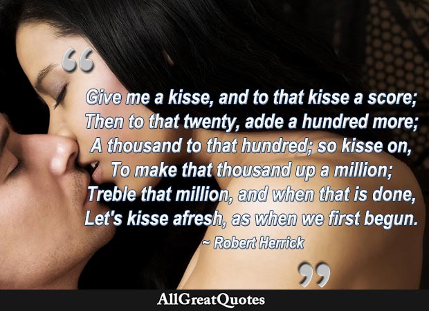 give me a kisse robert herrick