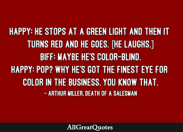 Death of a salesman quote