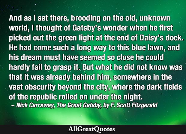 the great gatsby essay quotes